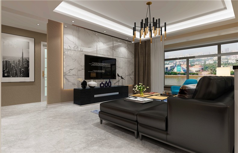 簡約風(fēng)格的家具，在顏色搭配上也很簡單。主要以亮灰色為主，沒有太重，太跳的的顏色。以簡潔的造型和別出心裁的擺放，打造溫馨，時(shí)尚的家居空間。