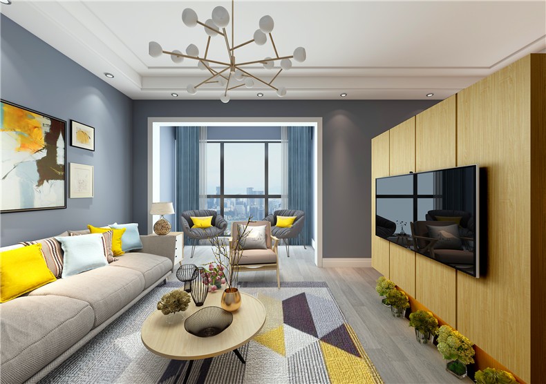 本方案以一對年輕小夫妻圍繞來打造，干凈利落簡潔簡約風(fēng)格中通常線條簡單。