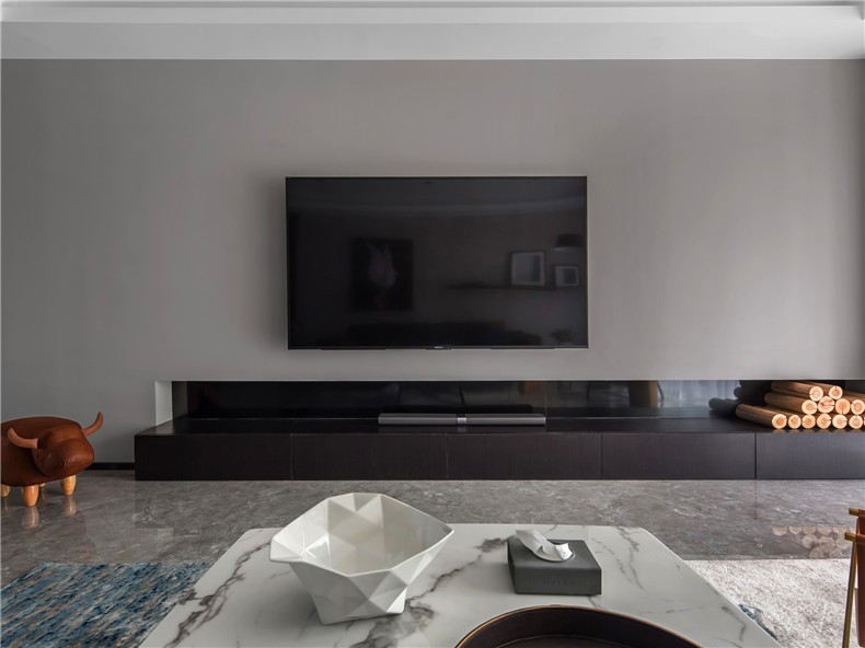 客廳電視背景墻設計概念圖1